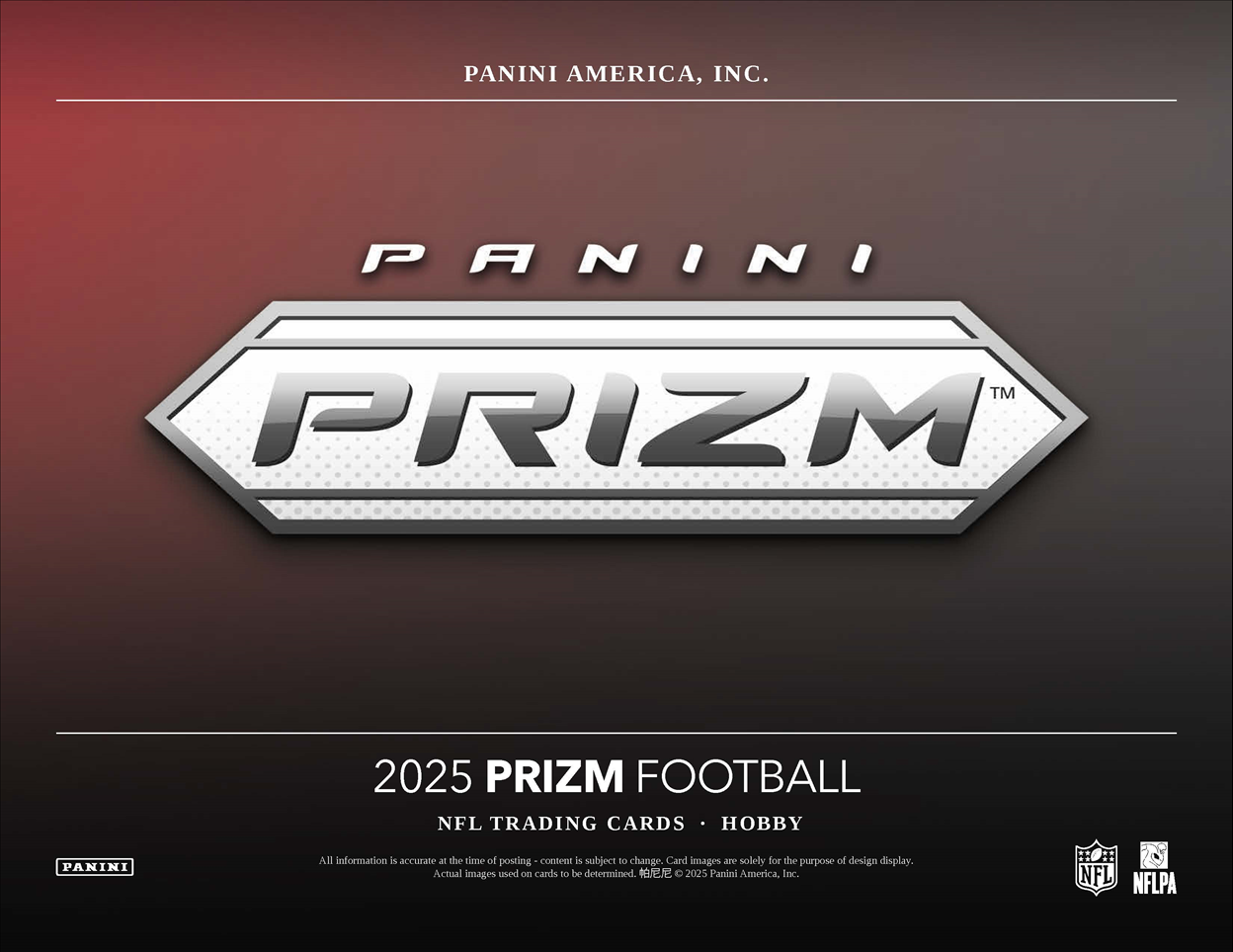 2025 Panini Prizm Football Hobby Box