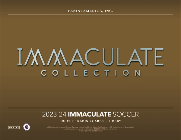 2023/24 Panini Immaculate Soccer Hobby 6-Box Case