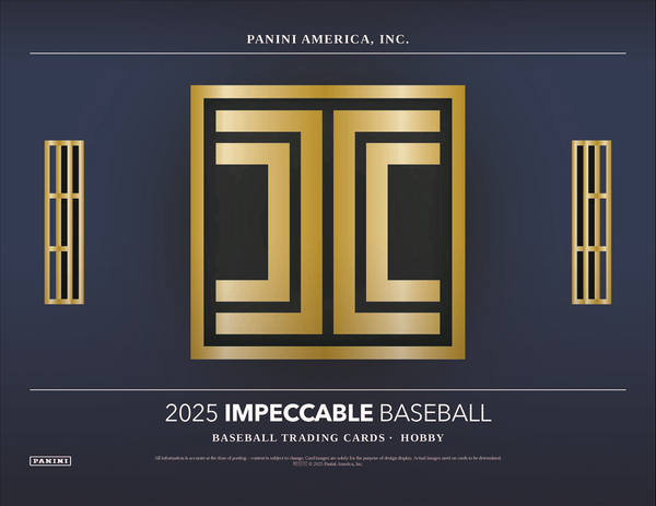 2025 Panini Impeccable Baseball Hobby 3-Box Case