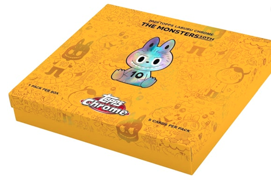 2025 Topps Chrome Labubu 10th Anniversary Hobby 20-Box Case