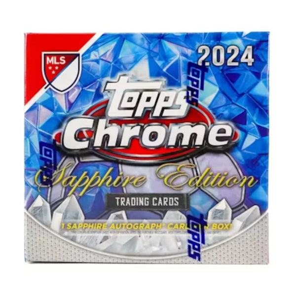 2024 Topps Chrome MLS Soccer Sapphire Edition Hobby Box